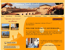 Tablet Screenshot of florence-youth-hostel.com